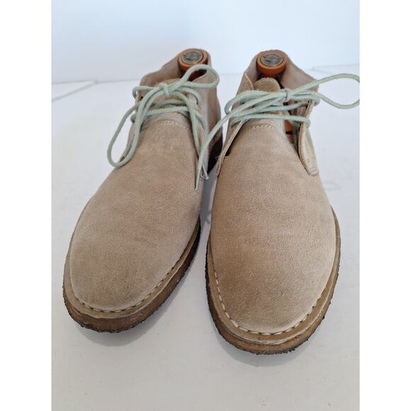 BOSS Orange Beige Suede Desert Chukka Boots Men’s 40 (US 7) Casual Crepe Sole - Picture 1 of 9